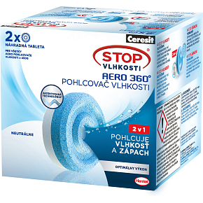 Ceresit Stop Feuchtigkeit Aero 360° Entfeuchter Nachfüllpackung, 2× 450 g