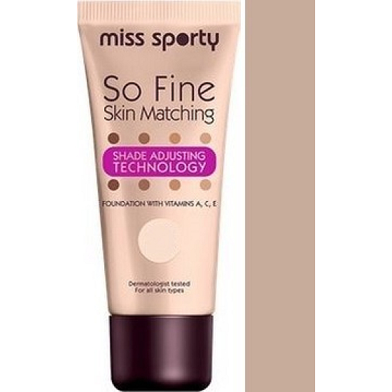 Miss Sports - So feines Make-up für die Haut 020 Soft Nude 30 ml