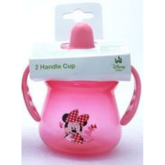 Disney Minnie Mouse Baby Henkelbecher Becher mit zwei Henkeln 6+ 150 ml