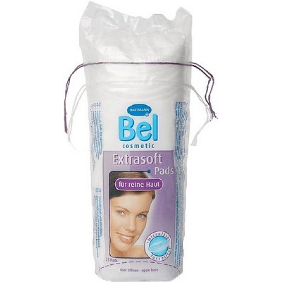 Bel Extrasoft Kosmetik-Make-up-Entferner-Tampons rund 35 Stück