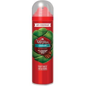 Old Spice Lemon mit Sandelholz Antitranspirant Deodorant Spray für Männer 125 ml