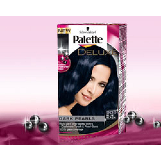 Schwarzkopf Palette Deluxe Haarfarbe 909 Blauschwarz 115 ml