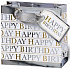 BSB Luxus Geschenk Papiertüte 36 x 26 x 14 cm Alles Gute zum Geburtstag weiß LDT 378-A4