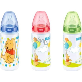 Nuk First Choice Disney Pooh Silikontrinker 0-6 Monate Plastikflasche 300 ml