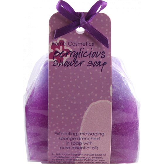 Bomb Cosmetics Schwarze Johannisbeere - Berrylicious Duschmassageseife 140 g