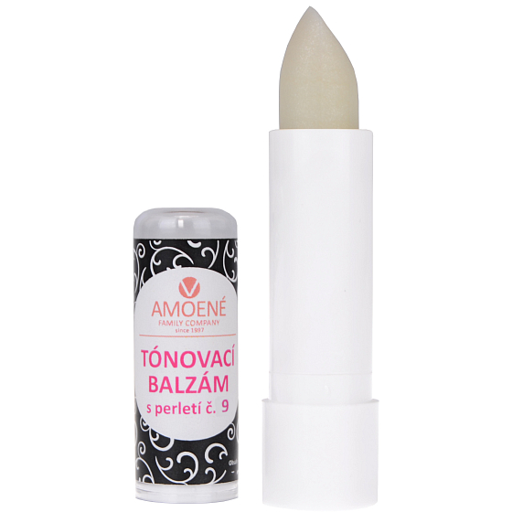 Amoené Sauerkirsche Luxus Toning Lippenbalsam mit Perlmutt 09 weiß 4,2 g