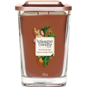 Yankee Candle Sweet Orange Spice Elevation großes Glas 2 Dochte 553 g