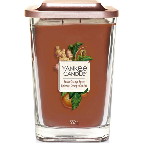 Yankee Candle Sweet Orange Spice Elevation großes Glas 2 Dochte 553 g