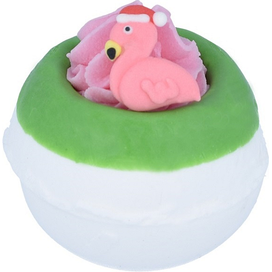 Bomb Cosmetics Weihnachtsflamingo - Flamingo Ho Ho Sprudelndes ballistisches Bad 160 g