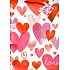 Nekupto Geschenk Papiertüte 32,5 x 26 x 13 cm Herz 1718 30 KFL