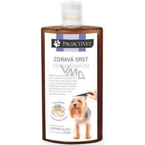 Proactivet Gesundes Fellderma-Shampoo für die Ernährung, beruhigt gereizte Haut und sanfte Pflege des Fells selbst der anspruchsvollsten Hunde 250 ml