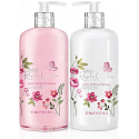Baylis & Harding Rose, Mohn und Vanille Flüssigseife 300 ml + Handmilch 300 ml, Kosmetikset