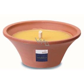 Spaas Citronela abweisend duftende Kerze Terracotta 150 x 65 mm