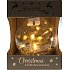 Degen Engel golden glänzende Verzierung mit LED - Schutzengel zum Aufhängen 6 cm