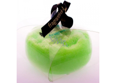 Duftende Solo Glycerin Massageseife mit einem Schwamm, gefüllt mit dem Duft von Ralph Lauren Polo Parfüm in grün 200 g