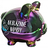 Albi Moneybox Schweinchen Regenbogen Für verrückte Ideen 15 cm x 12,5 cm x 13 cm