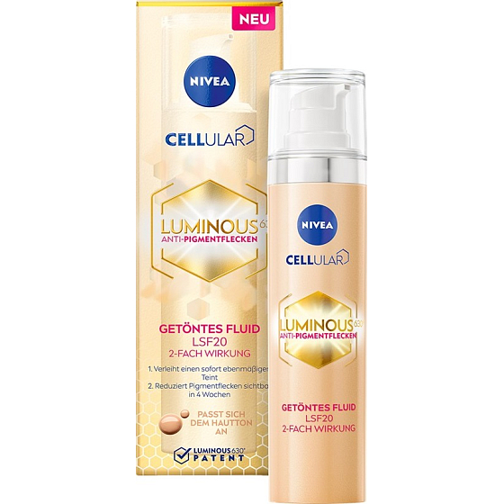 Nivea Cellular Luminous630 getönte Creme gegen Pigmentflecken 40 ml