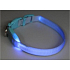 B&F Halsbandband leuchtend hellblau 1,5 x 38 - 48 cm