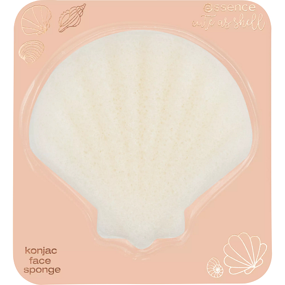 Essence Cute as Shell Cognac Gesichtsreinigungsschwamm 1 Stück