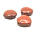 Jaspis rot Herz gebohrt Naturstein 30 mm 1 Stück
