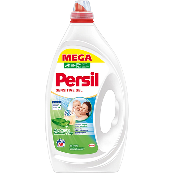 Persil Sensitive Flüssigwaschgel für empfindliche Haut 88 Dosen 3,96 l