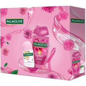 Palmolive Aroma Essence Alluring Love Duschgel 250 ml + Happy Antitranspirant Roll-on 50 ml, Kosmetikset für Frauen