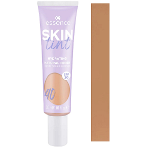Essence Skin Tint feuchtigkeitsspendende Foundation für einen ebenmäßigen Teint 40 30 ml
