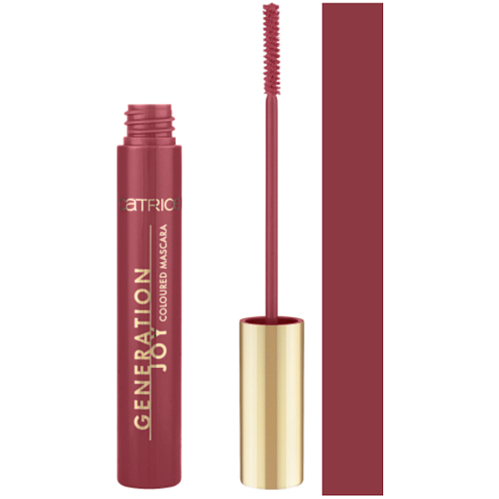 Catrice Generation Joy farbige Wimperntusche C01 Dunkelrot 10 ml