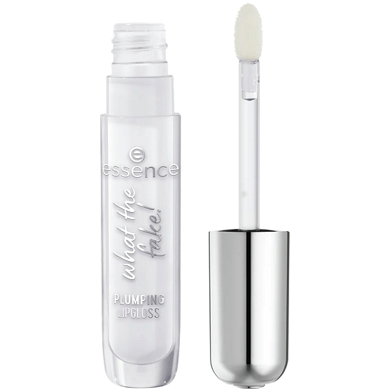 Essence what the fake! Lipgloss PLUMPING 100 Sheer Genius, 4 ml