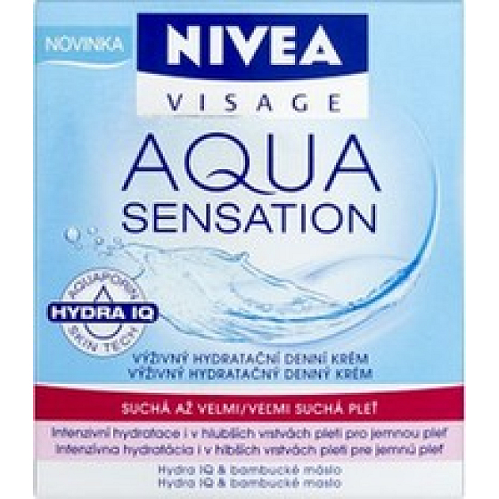 Nivea Visage Aqua Sensation Nourishing Feuchtigkeitsspendende Tagescreme von 15 50 ml