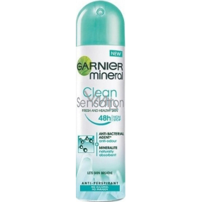 Garnier Mineral Clean Sensation Antitranspirant Deodorant Spray für Frauen 150 ml