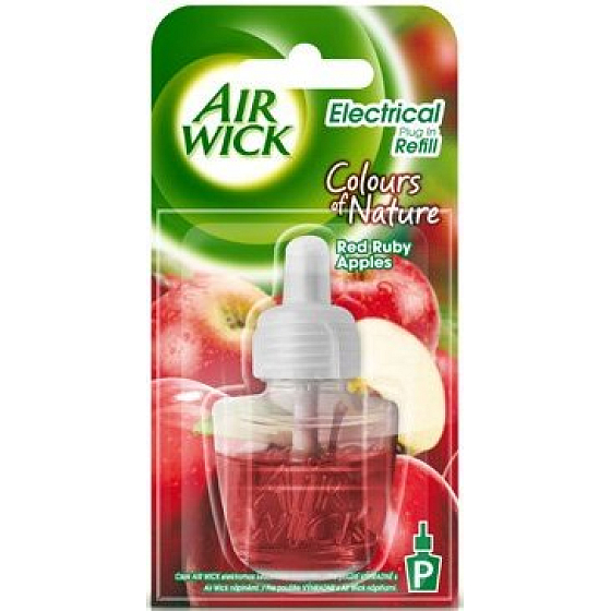 Air Wick Ruby rote Äpfel elektrischer Lufterfrischer Nachfüllung 19 ml
