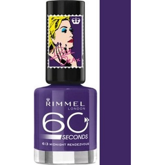Rimmel London 60 Seconds von Rita Ora Nagellack 613 Midnight Rendezvous 8 ml