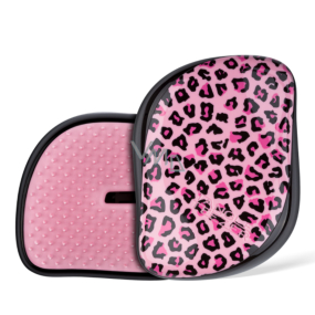 Tangle Teezer Compact Professionelle kompakte Haarbürste, Pink Kitty Limited Edition