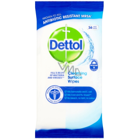 Dettol Cleansing Surface Wipes antibakterielle Tücher für Oberflächen 36 Stück