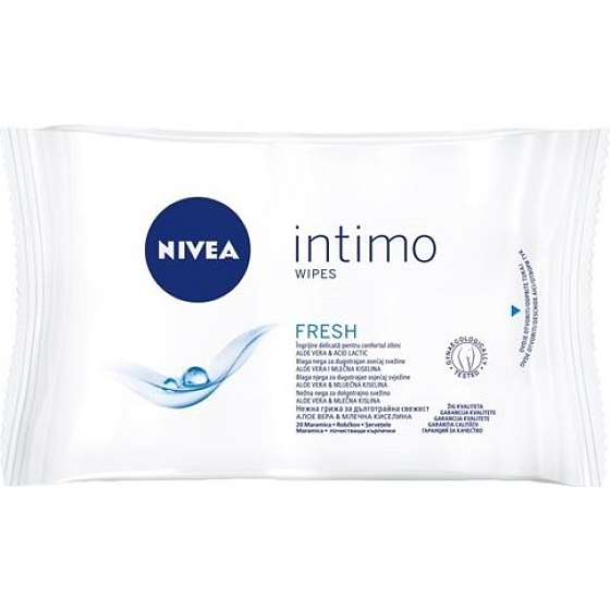 Nivea Intimo Frische Tücher für die Intimhygiene 20 Stück