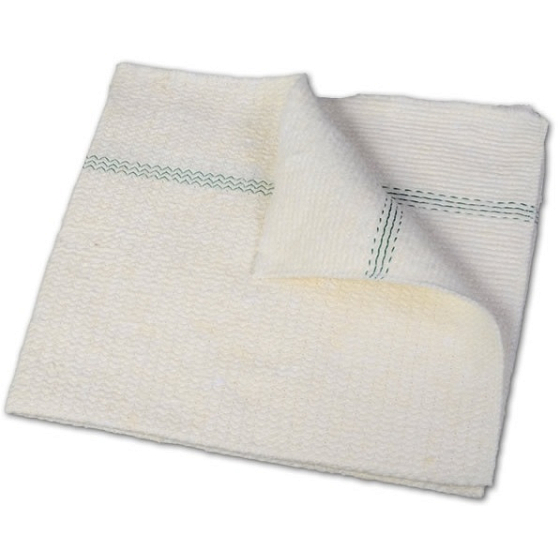 Waschlappen für den Boden Vlies weiß ausgepackt 50 x 60 cm