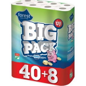 Forest Bick Pack Toilettenpapier 2-lagig 150 Stück 48 Stück