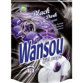 Wansou Black & Dark Waschgelkapseln für schwarzes und dunkles Leinen 10 Stück