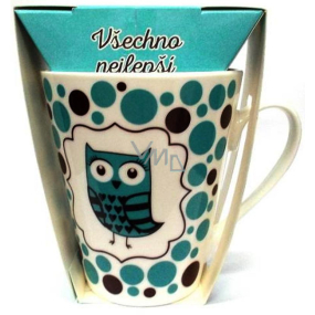 Albi Dobroty Geschenkset Tasse und loser Tee ohne Hibiskus, aromatisiert Alles Gute blau 300 ml