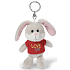 Nici Love You Rabbit in einem T-Shirt Schlüsselbund 10 cm