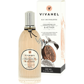 Vivian Gray Vivanel Grapefruit & Vetiver Luxus Eau de Toilette mit ätherischen Ölen für Frauen 100 ml
