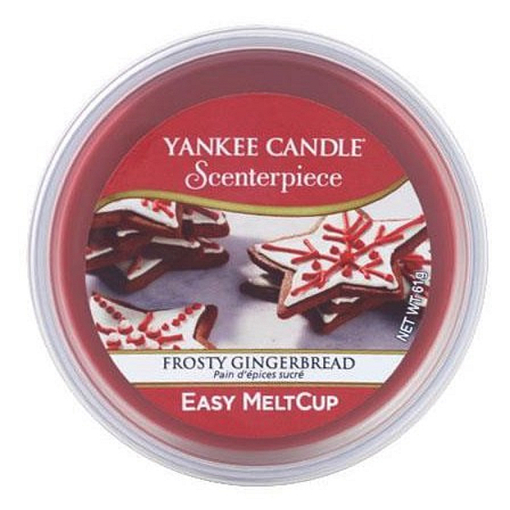Yankee Candle Frosty Gingerbread - Lebkuchen mit Zuckerguss, Scenterpiece-Duftwachs für elektrische Aromalampen 61 g