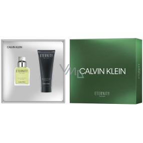 Calvin Klein Ewigkeit für Männer Eau de Toilette 50 ml + Duschgel für Körper und Haar 100 ml, Geschenkset