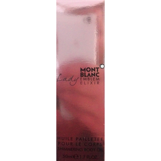 Montblanc Lady Emblem Elixir schimmerndes Körperöl für Frauen 50 ml