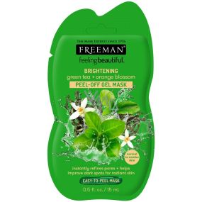 Freeman Feeling Beautiful Grüner Tee und Orangenblüten aufhellende Peeling-Gesichtsmaske für normale bis Mischhaut 15 ml