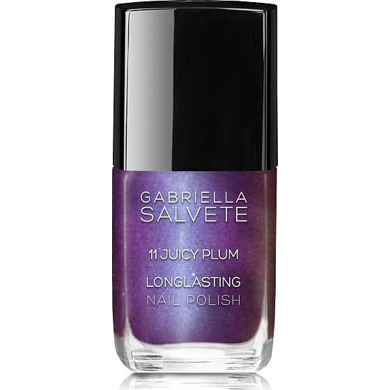 Gabriella Salvete Longlasting Emaille lang anhaltender hochglänzender Nagellack 11 Juicy Plum 11 ml