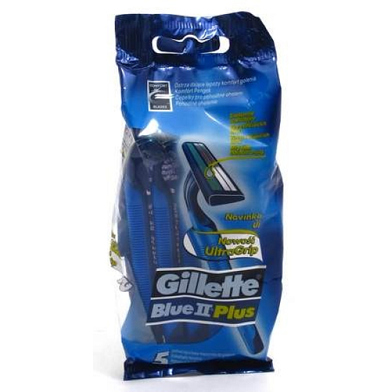 Gillette Blue II Plus Einwegrasierer 5 Stück für Herren