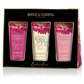 Baylis & Harding Secret Rose Handcreme 3 x 50 ml, Kosmetikset für Frauen