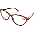 Berkeley Lesebrille Dioptrien +2,5 Kunststoff rot 1 Stück MC2211